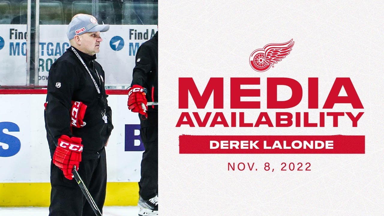 Derek Lalonde gives an injury update, talks tonight’s game and more Derek Lalonde gives an injury update, talks tonight’s game and more