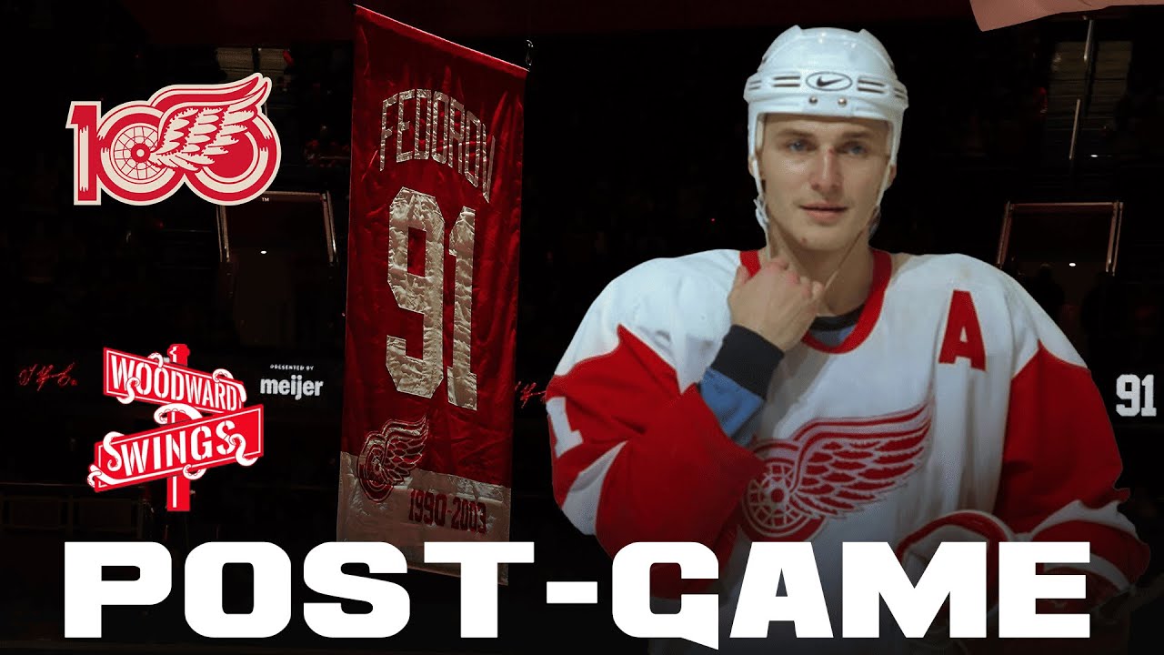 Detroit Red Wings vs Carolina Hurricanes LIVE Post-game Show + Sergei Fedorov Retirement Detroit Red Wings vs Carolina Hurricanes LIVE Post-game Show + Sergei Fedorov Retirement