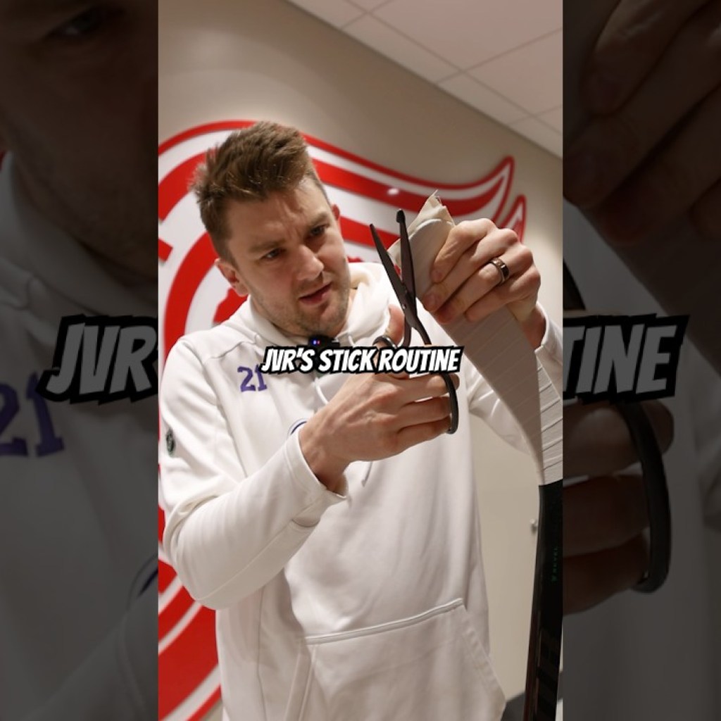 James van Riemsdyk takes you through his pregame stick taping routine James van Riemsdyk takes you through his pregame stick taping routine