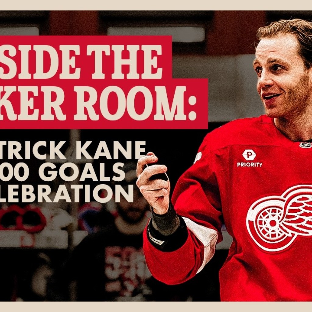 Inside the Locker Room | Patrick Kane 500 Goal Celebration Inside the Locker Room | Patrick Kane 500 Goal Celebration