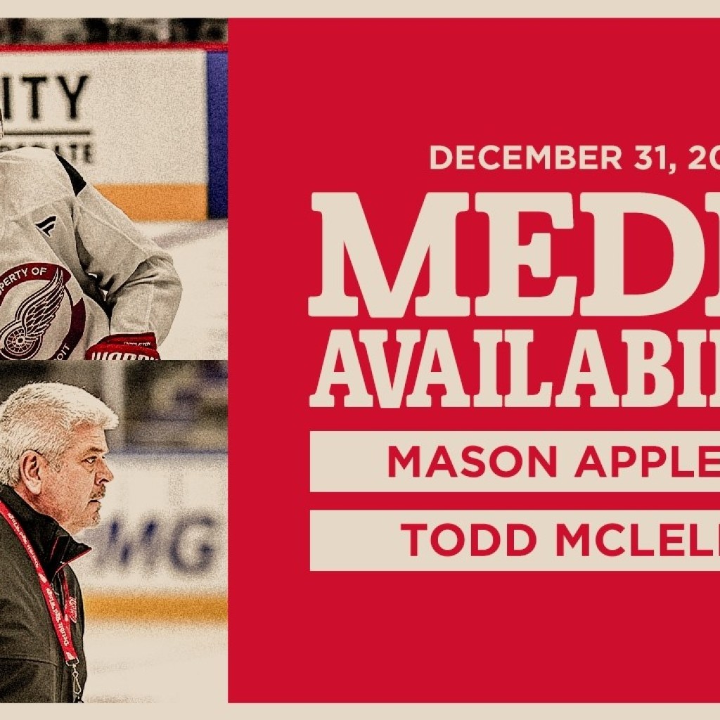 Mason Appleton, Todd McLellan Morning Skate Media | Dec 31, 2025 Mason Appleton, Todd McLellan Morning Skate Media | Dec 31, 2025