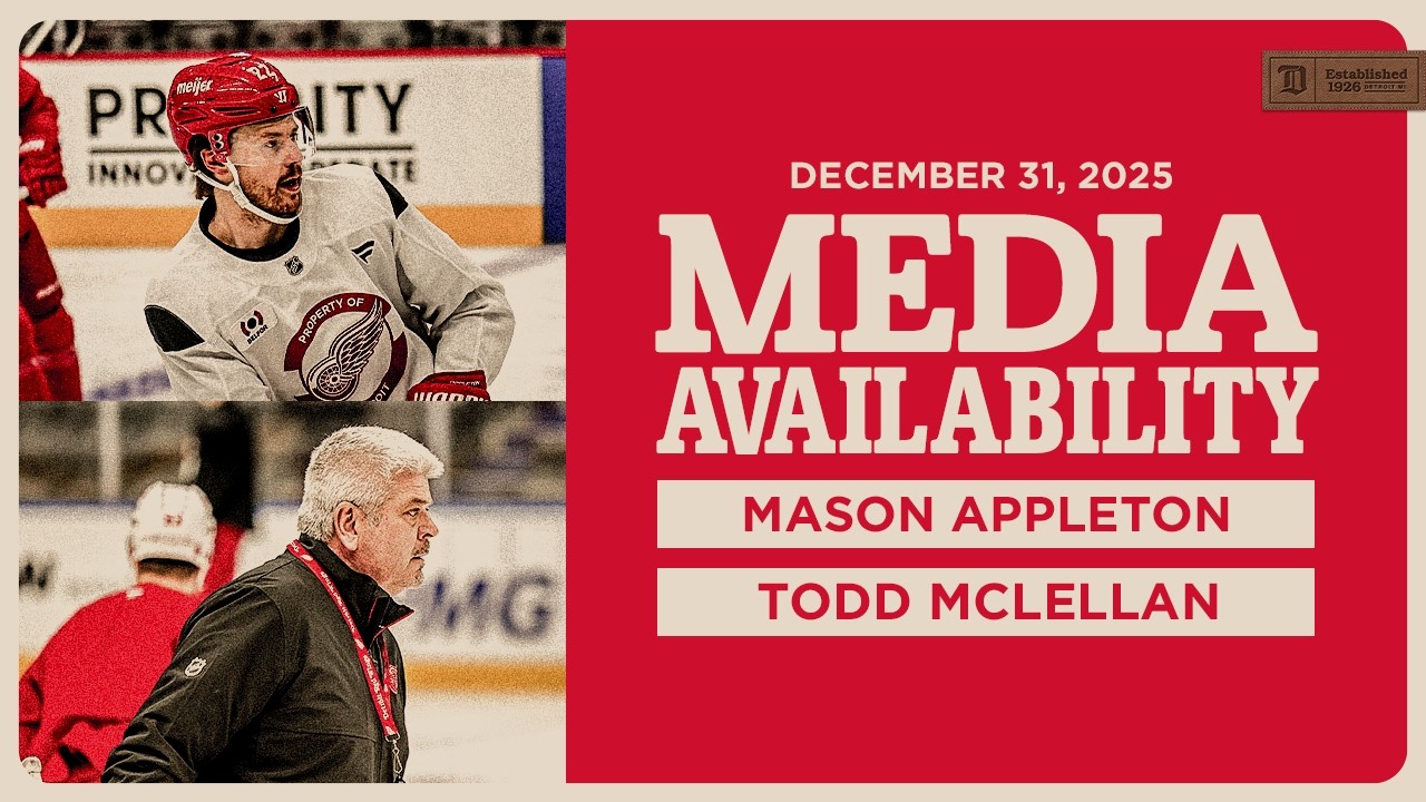 Mason Appleton, Todd McLellan Morning Skate Media | Dec 31, 2025 Mason Appleton, Todd McLellan Morning Skate Media | Dec 31, 2025
