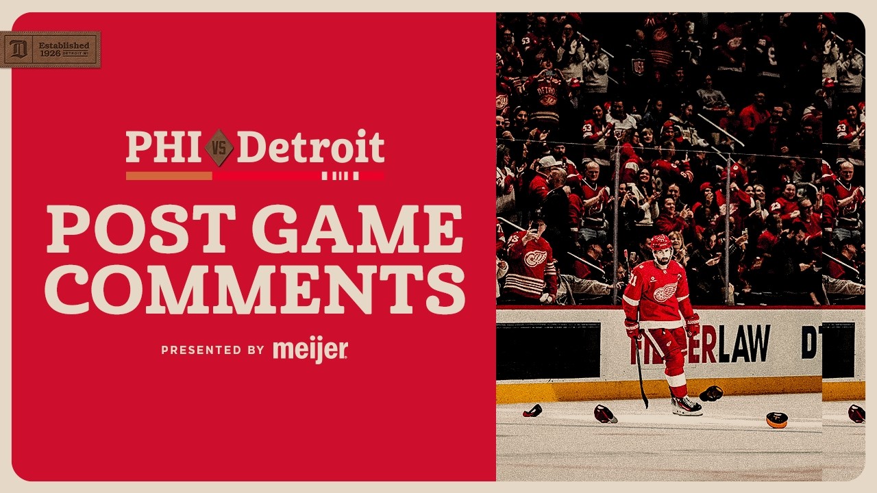 Dylan Larkin, Moritz Seider, Todd McLellan Post Game Comments vs. PHI | April 9, 2026 Dylan Larkin, Moritz Seider, Todd McLellan Post Game Comments vs. PHI | April 9, 2026