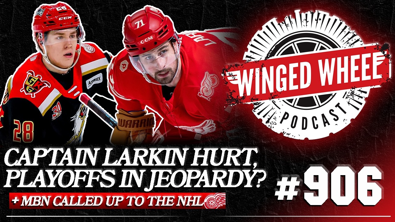 LARKIN INJURED, MBN CALLED UP, PLAYOFFS IN JEOPARDY? – Winged Wheel Podcast – Mar. 8th, 2026 LARKIN INJURED, MBN CALLED UP, PLAYOFFS IN JEOPARDY? – Winged Wheel Podcast – Mar. 8th, 2026