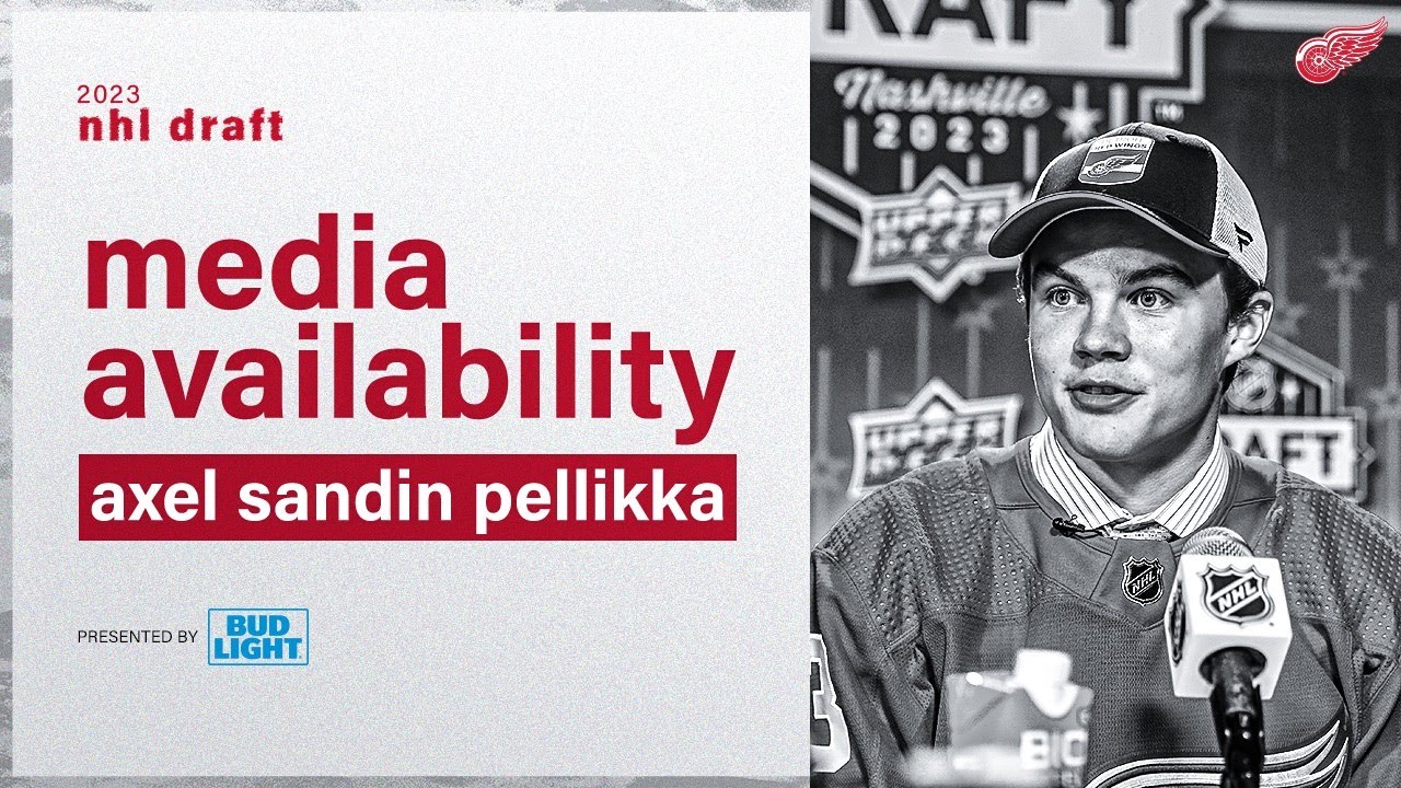 “UNBELIEVABLE FEELING” – Axel Sandin Pellikka on Being Drafted by the Detroit Red Wings “UNBELIEVABLE FEELING” – Axel Sandin Pellikka on Being Drafted by the Detroit Red Wings