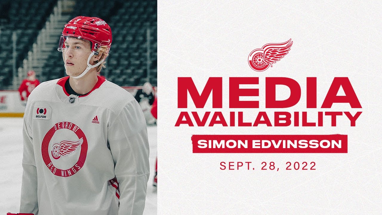 Simon Edvinsson ahead of Chicago vs. Detroit Simon Edvinsson ahead of Chicago vs. Detroit