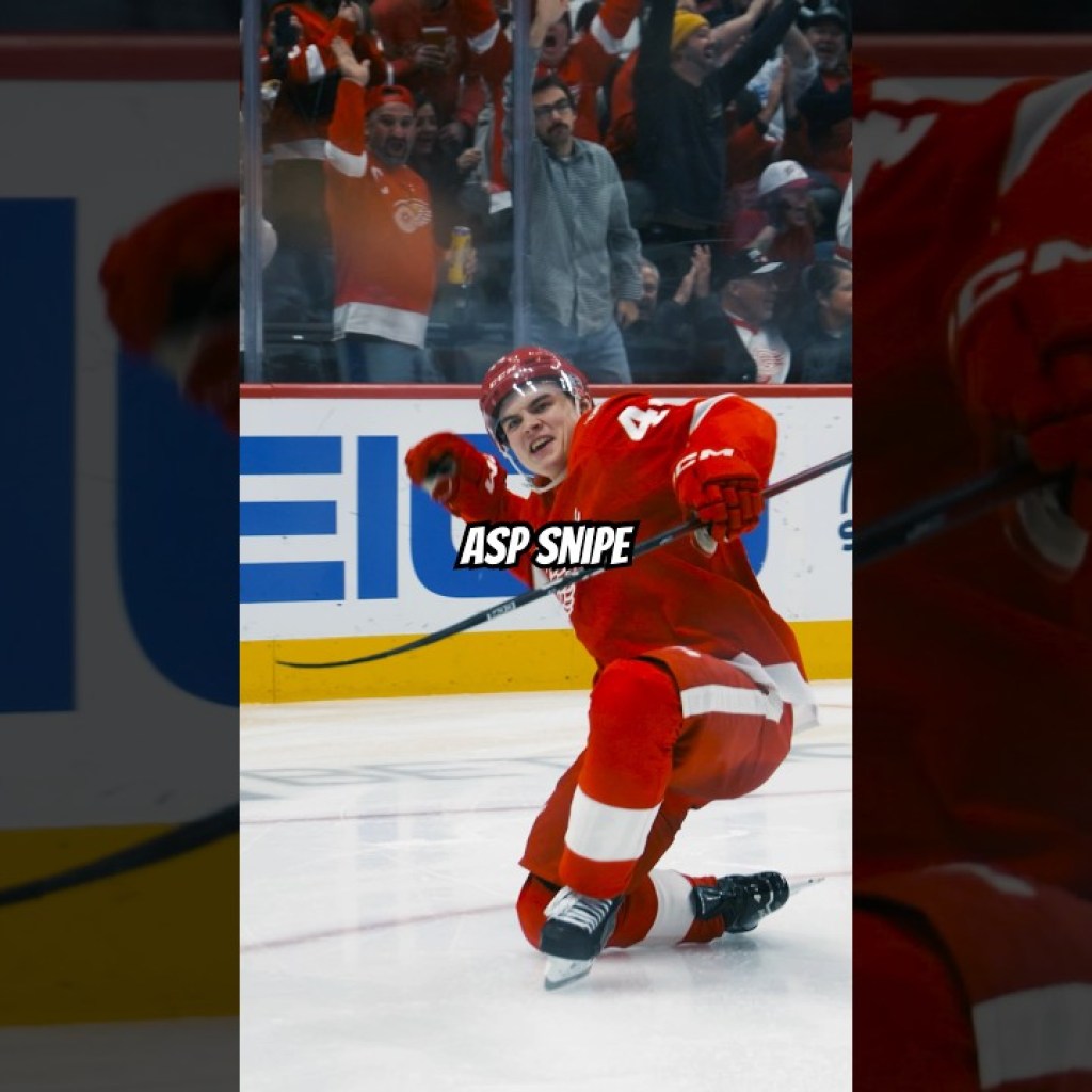 Axel Sandin-Pellikka with a top shelf beauty vs the Islanders Axel Sandin-Pellikka with a top shelf beauty vs the Islanders