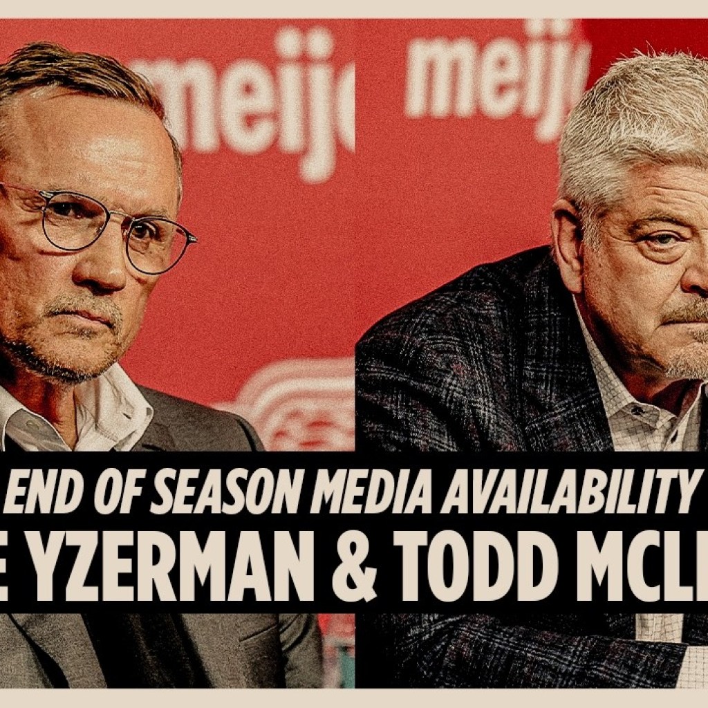 Steve Yzerman and Todd McLellan Detroit Red Wings End of Season Media | April 23, 2026 Steve Yzerman and Todd McLellan Detroit Red Wings End of Season Media | April 23, 2026
