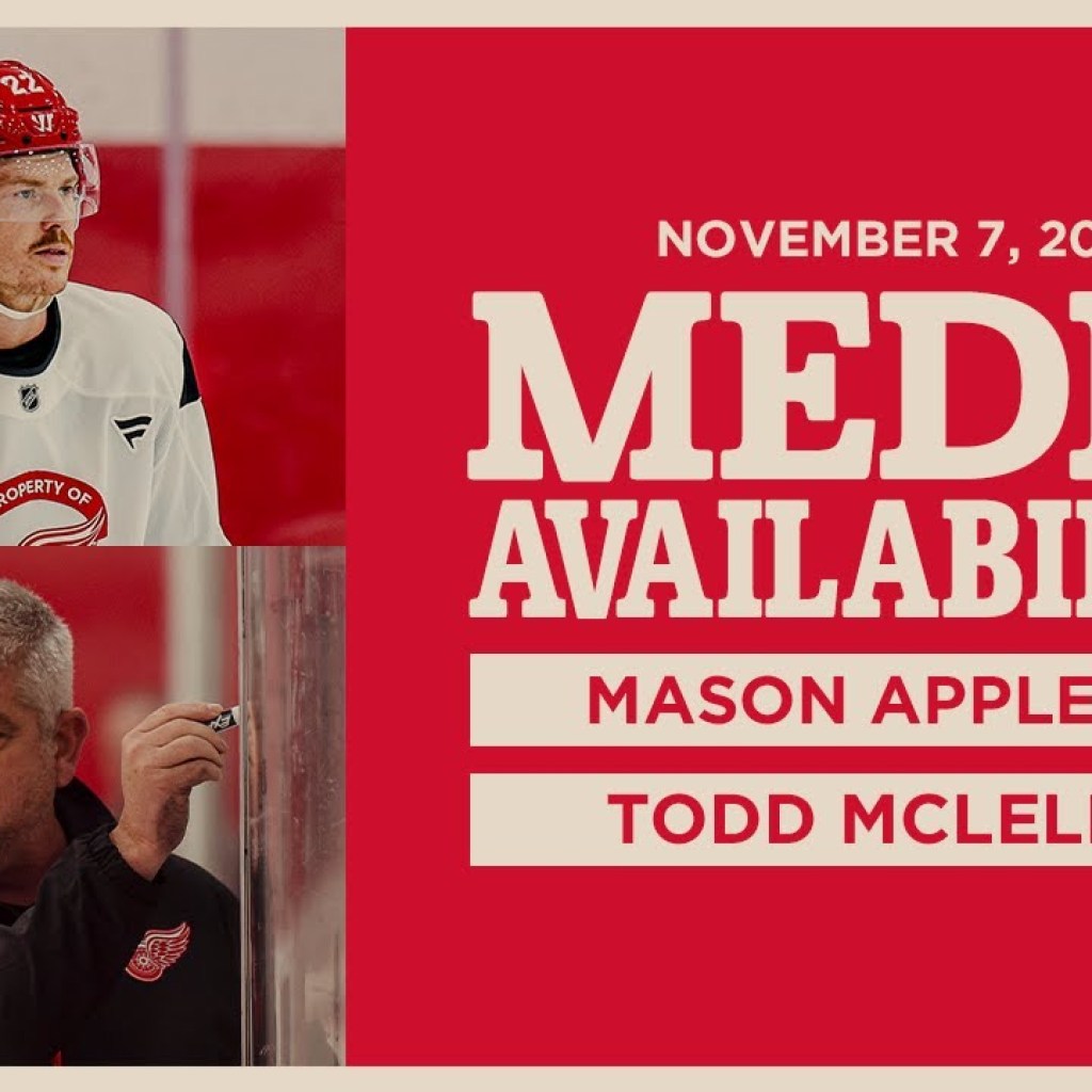 Mason Appleton, Todd McLellan Morning Skate Media | Nov. 7, 2025 Mason Appleton, Todd McLellan Morning Skate Media | Nov. 7, 2025