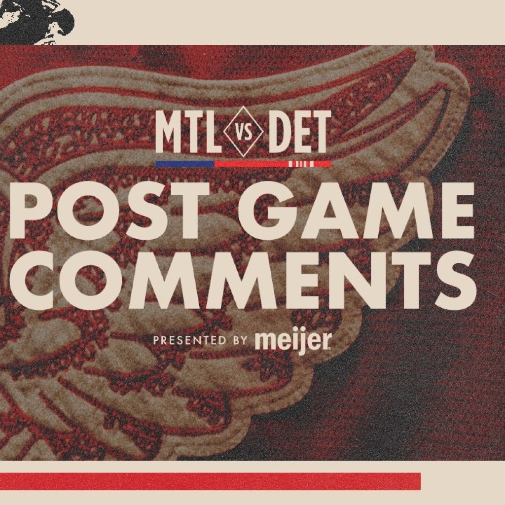 JT Compher, Alex DeBrincat, Todd McLellan Post Game Comments vs. MTL | March 19, 2026 JT Compher, Alex DeBrincat, Todd McLellan Post Game Comments vs. MTL | March 19, 2026