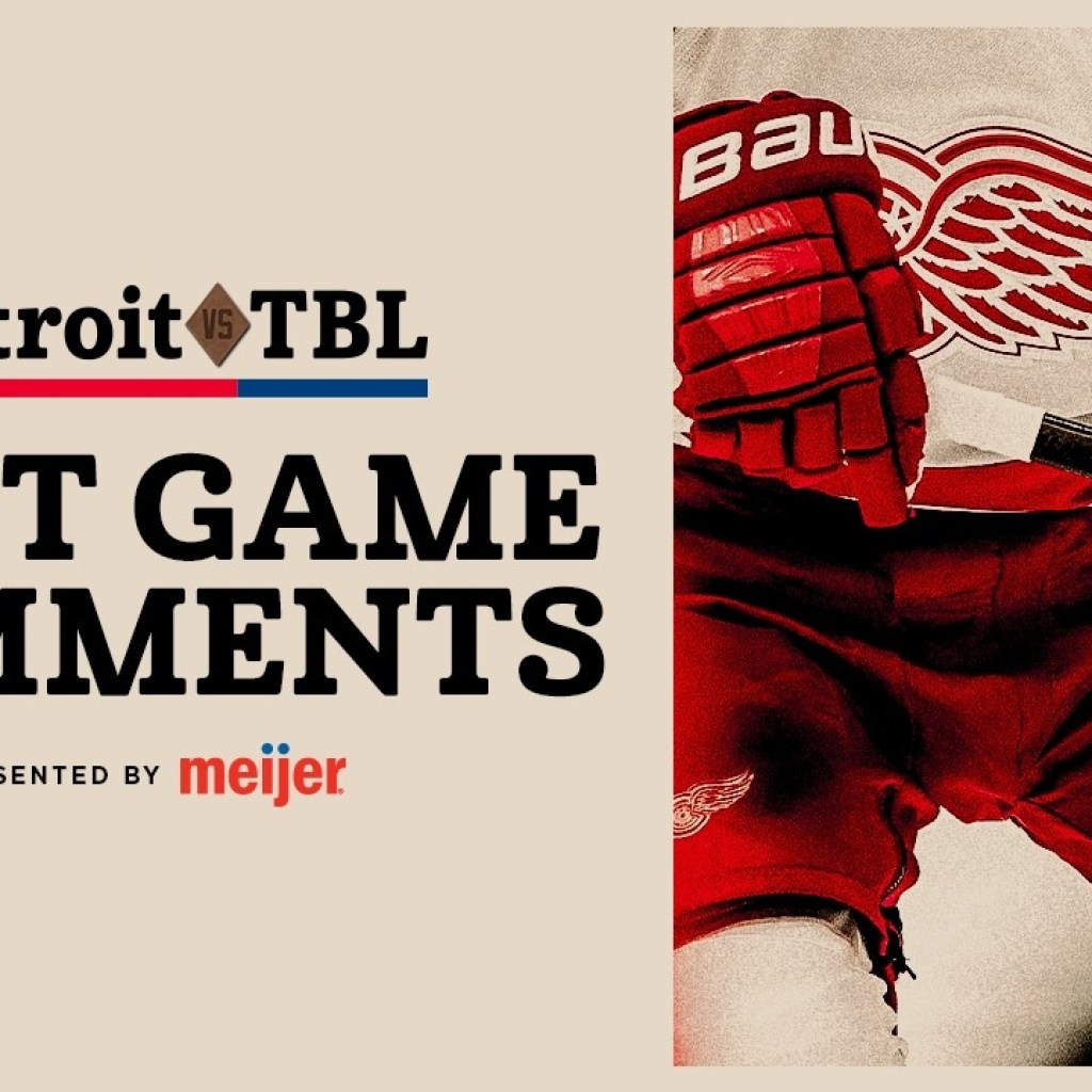 JT Compher, Alex DeBrincat & Todd McLellan Post Game vs TBL | March 12, 2026 JT Compher, Alex DeBrincat & Todd McLellan Post Game vs TBL | March 12, 2026