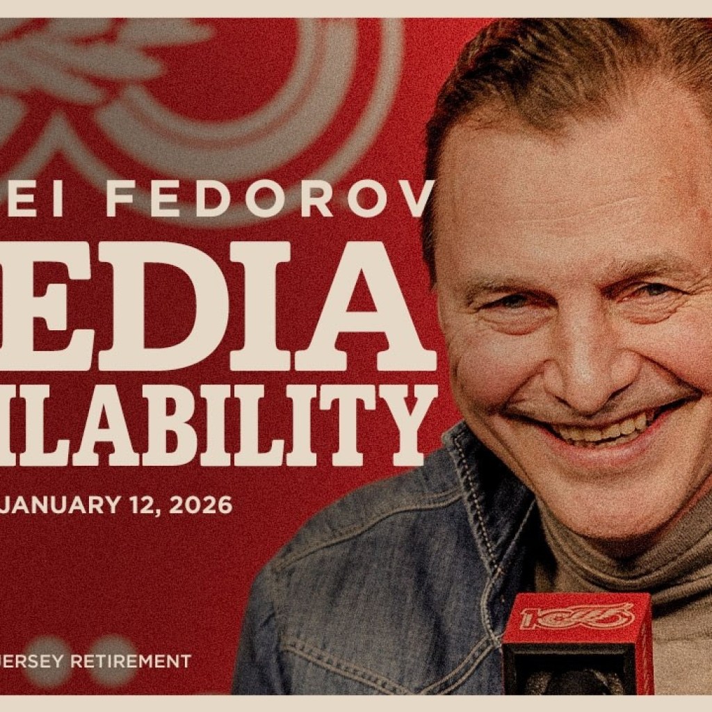 Sergei Fedorov Pre-Ceremony Media | JAN 12, 2026 Sergei Fedorov Pre-Ceremony Media | JAN 12, 2026