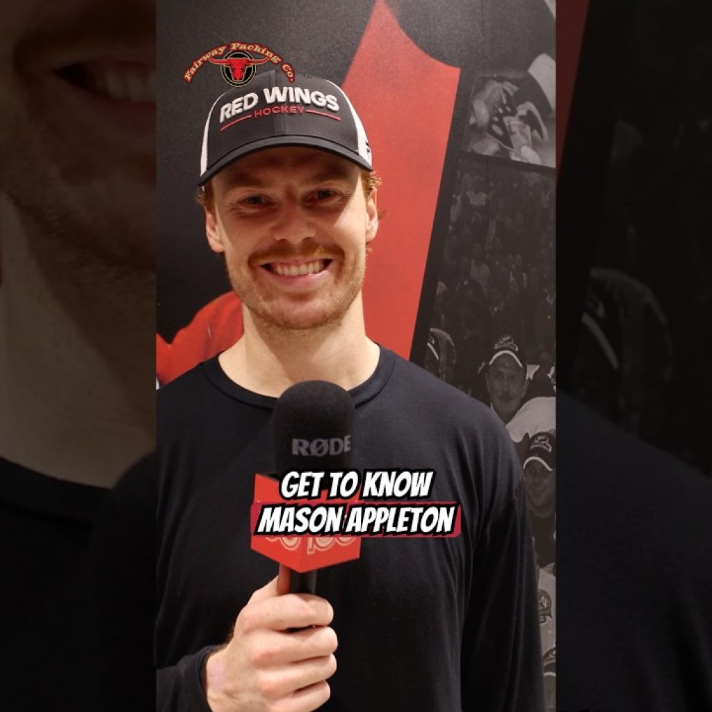 Getting to know Red Wings forward Mason Appleton Getting to know Red Wings forward Mason Appleton