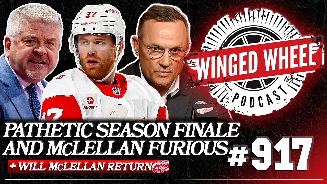 DETROIT DESTROYED IN SEASON FINALE, McLELLAN SEETHING (& NHL PLAYOFF PREVIEW) – Winged Wheel Podcast DETROIT DESTROYED IN SEASON FINALE, McLELLAN SEETHING (& NHL PLAYOFF PREVIEW) – Winged Wheel Podcast