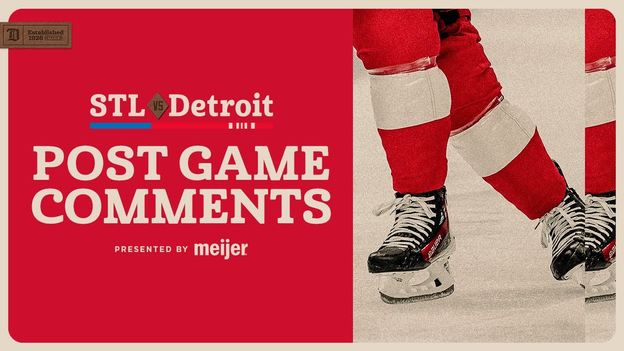 JT Compher, Jonatan Berggren, Todd McLellan Post Game Comments vs STL | Oct. 25, 2025 JT Compher, Jonatan Berggren, Todd McLellan Post Game Comments vs STL | Oct. 25, 2025