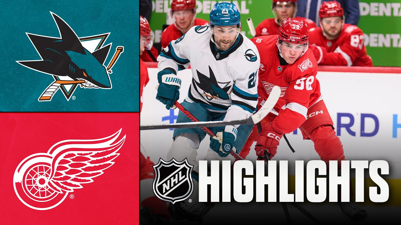 Sharks vs. Red Wings | NHL Highlights | January 16, 2026 Sharks vs. Red Wings | NHL Highlights | January 16, 2026