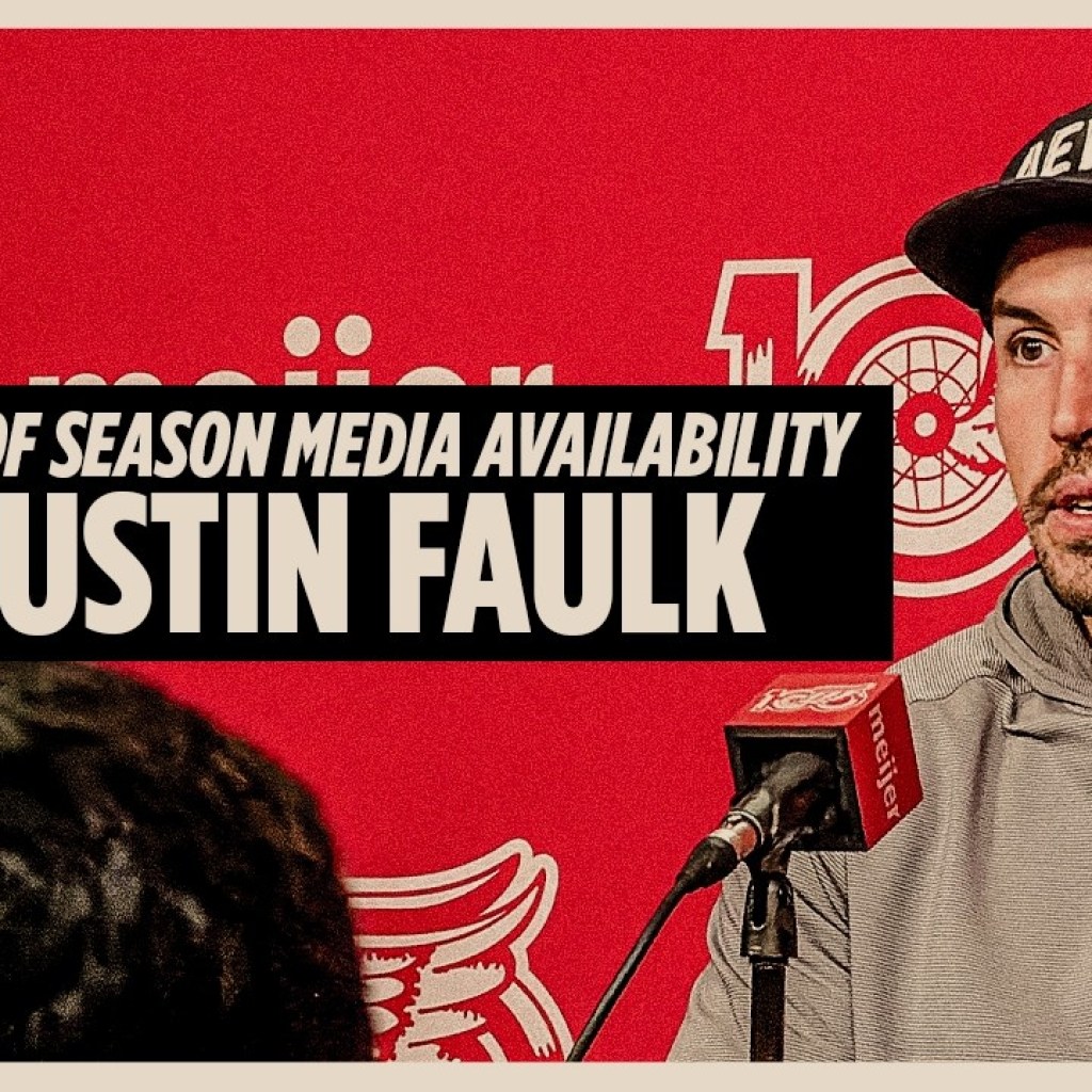 Justin Faulk Detroit Red Wings Season Ending Media | April 17, 2026 Justin Faulk Detroit Red Wings Season Ending Media | April 17, 2026
