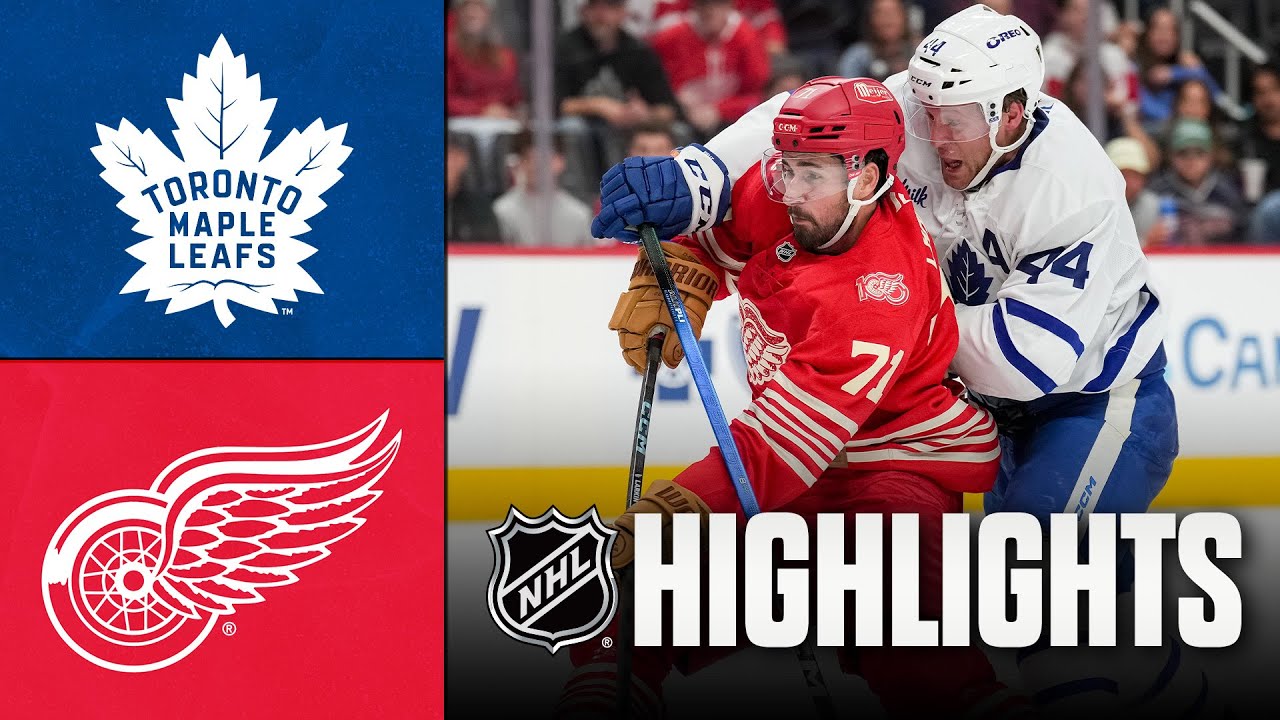 NHL Highlights | Maple Leafs vs. Red Wings | October 11, 2025 NHL Highlights | Maple Leafs vs. Red Wings | October 11, 2025