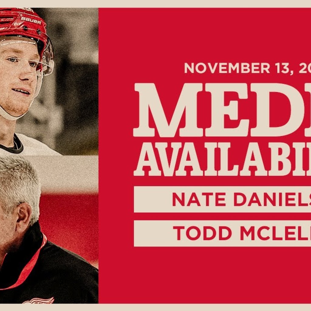 Nate Danielson, Todd McLellan Morning Skate Media | Nov. 13, 2025 Nate Danielson, Todd McLellan Morning Skate Media | Nov. 13, 2025