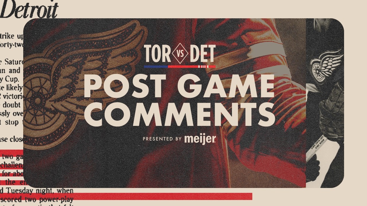 Simon Edvinsson, Mason Appleton, Todd McLellan vs TOR | Dec. 28, 2025 Simon Edvinsson, Mason Appleton, Todd McLellan vs TOR | Dec. 28, 2025