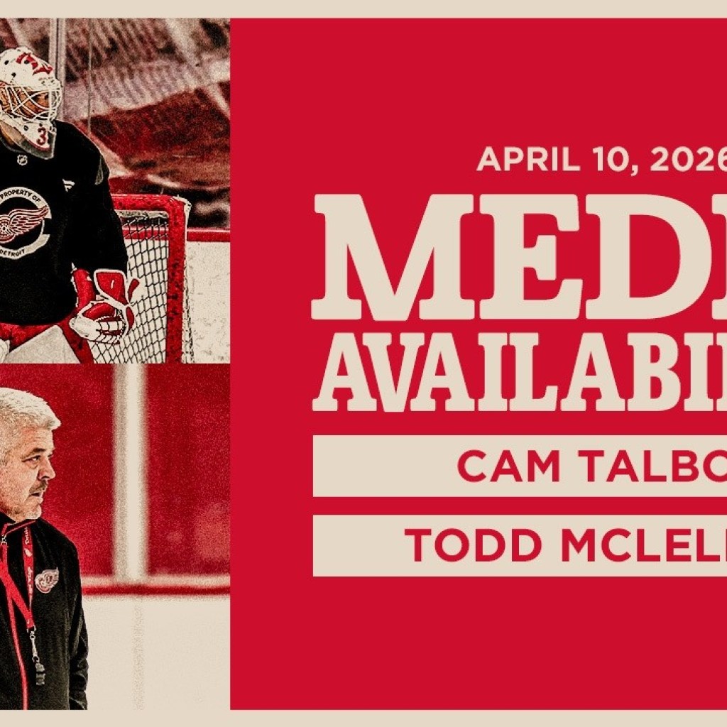 Cam Talbot, Todd McLellan Practice Media | April 10, 2026 Cam Talbot, Todd McLellan Practice Media | April 10, 2026