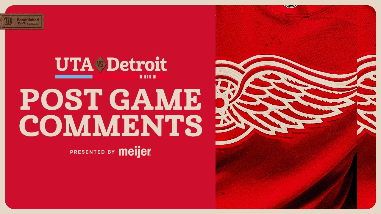 Dylan Larkin, Emmitt Finnie, Todd McLellan Post Game Comments vs. UTA | Dec. 17, 2025 Dylan Larkin, Emmitt Finnie, Todd McLellan Post Game Comments vs. UTA | Dec. 17, 2025