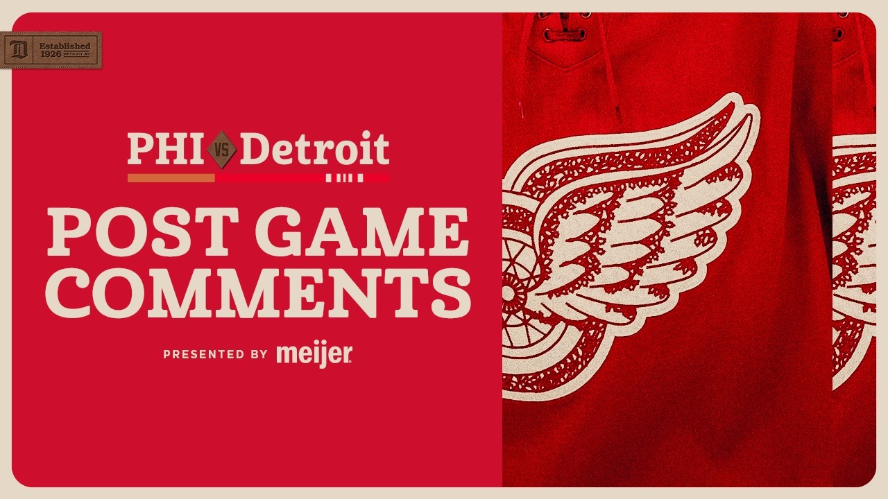 Lucas Raymond, Alex DeBrincat, Todd McLellan Post Game Comments vs PHI | March 28, 2026 Lucas Raymond, Alex DeBrincat, Todd McLellan Post Game Comments vs PHI | March 28, 2026