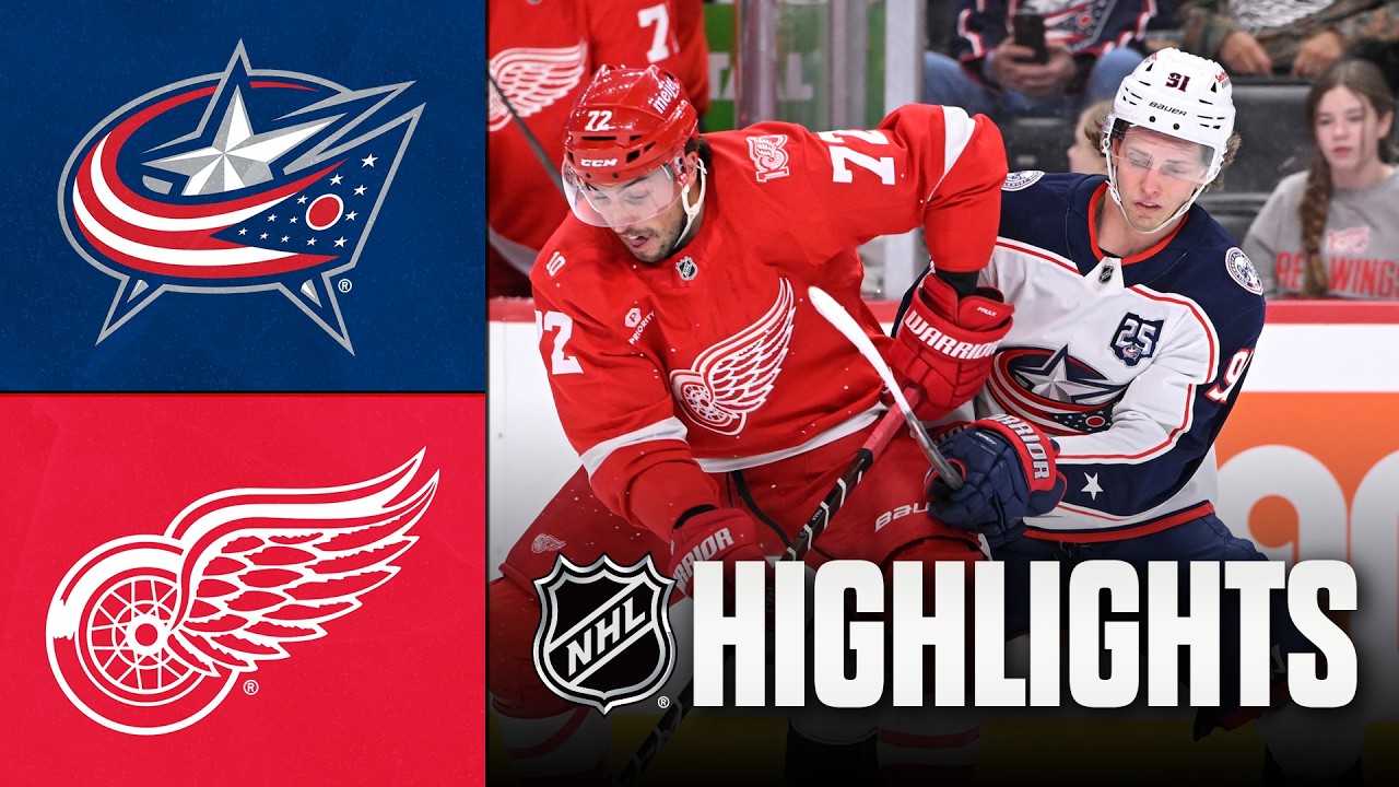 Blue Jackets vs. Red Wings | NHL Highlights | April 07, 2026 Blue Jackets vs. Red Wings | NHL Highlights | April 07, 2026