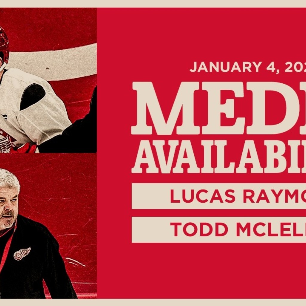 Lucas Raymond, Todd McLellan Practice Media | Jan. 4, 2026 Lucas Raymond, Todd McLellan Practice Media | Jan. 4, 2026
