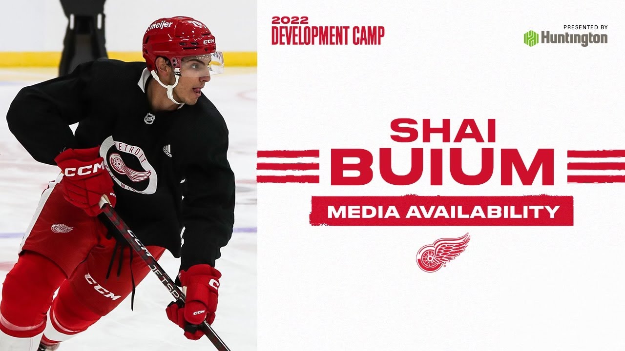 Shai Buium at Detroit Red Wings Development Camp Shai Buium at Detroit Red Wings Development Camp