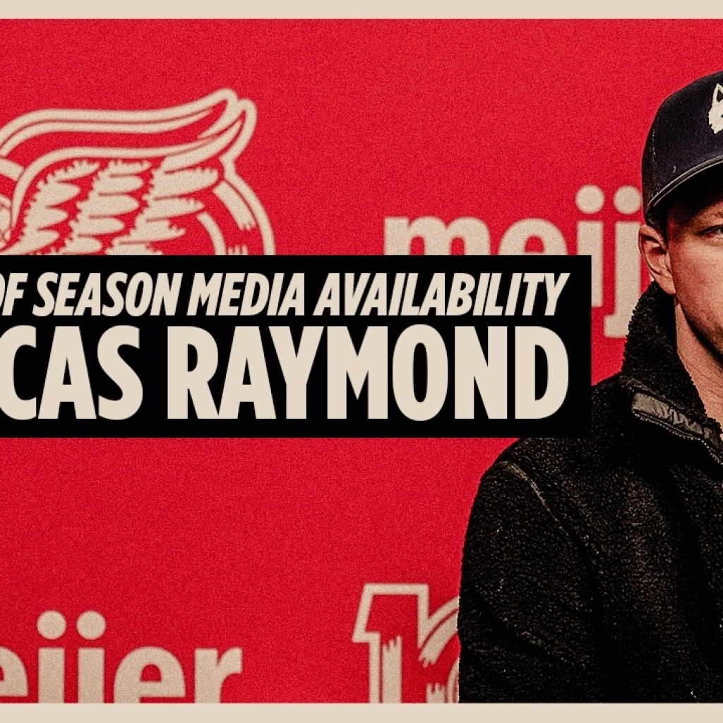 Lucas Raymond Detroit Red Wings Season Ending Media | April 17, 2026 Lucas Raymond Detroit Red Wings Season Ending Media | April 17, 2026