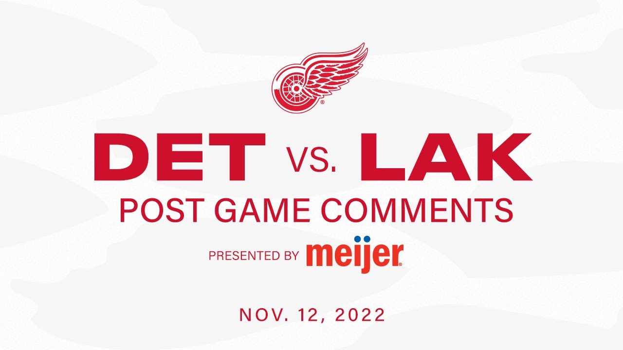 Perron, Sundqvist, and Coach Lalonde Post Game Comments | 11/12/22 @ LA Perron, Sundqvist, and Coach Lalonde Post Game Comments | 11/12/22 @ LA