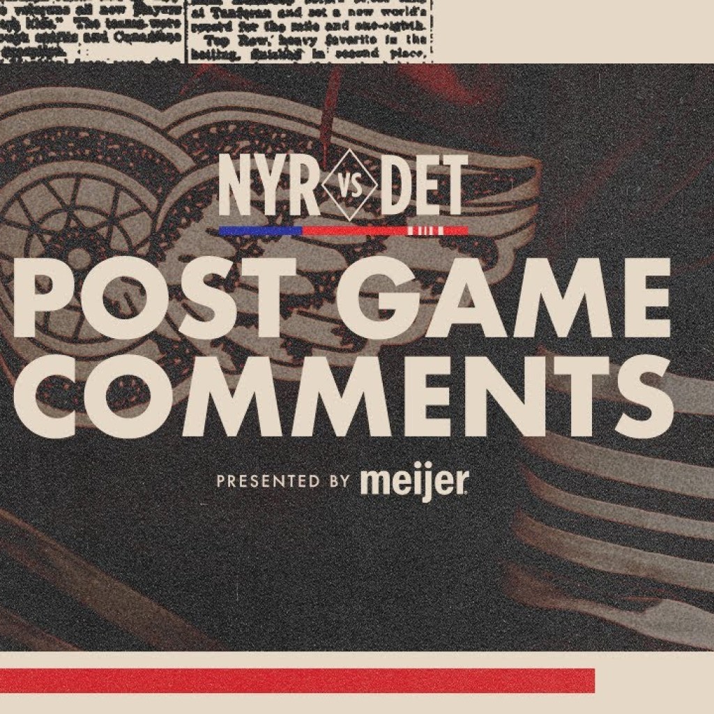 Lucas Raymond, JT Compher, Todd McLellan Post Game Comments vs NYR | Nov. 7, 2025 Lucas Raymond, JT Compher, Todd McLellan Post Game Comments vs NYR | Nov. 7, 2025