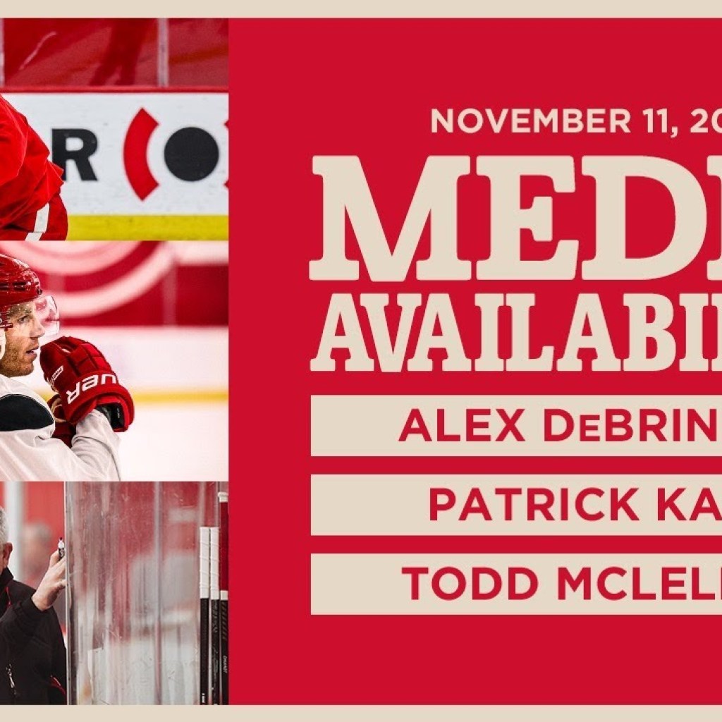 Alex DeBrincat, Patrick Kane, Todd McLellan Practice Media | Nov. 11, 2025 Alex DeBrincat, Patrick Kane, Todd McLellan Practice Media | Nov. 11, 2025