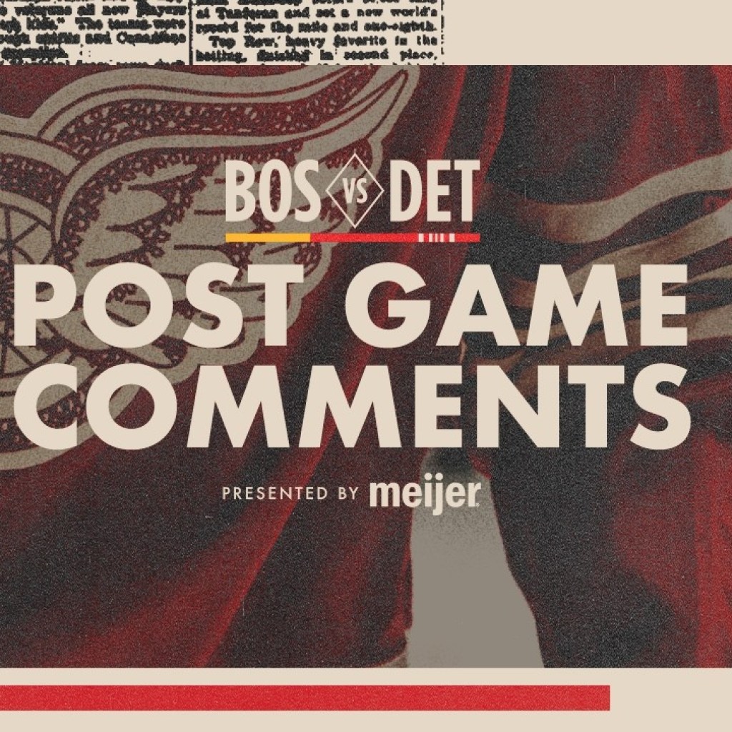 Lucas Raymond, Moritz Seider, Todd McLellan Post Game Comments vs. BOS | March 21, 2026 Lucas Raymond, Moritz Seider, Todd McLellan Post Game Comments vs. BOS | March 21, 2026