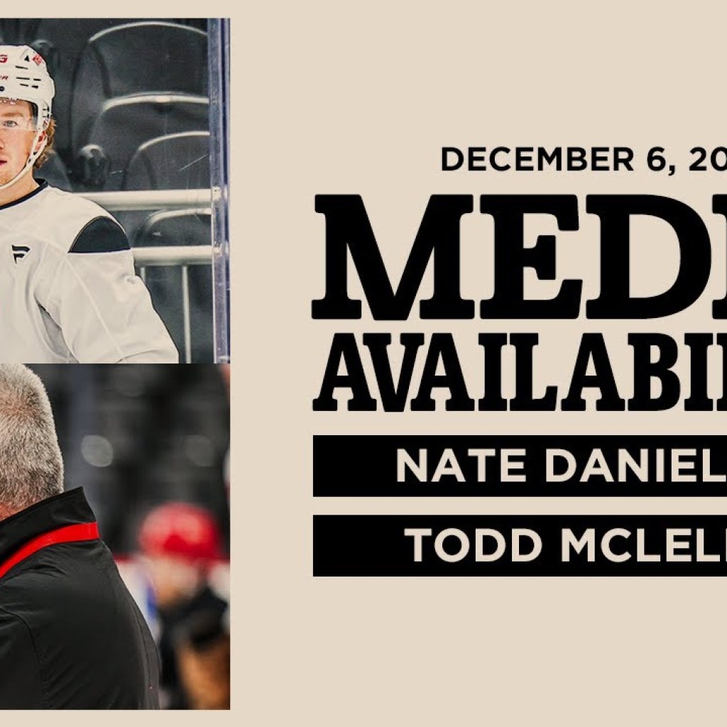 Nate Danielson, Todd McLellan Morning Skate Media | Dec. 6, 2025 Nate Danielson, Todd McLellan Morning Skate Media | Dec. 6, 2025