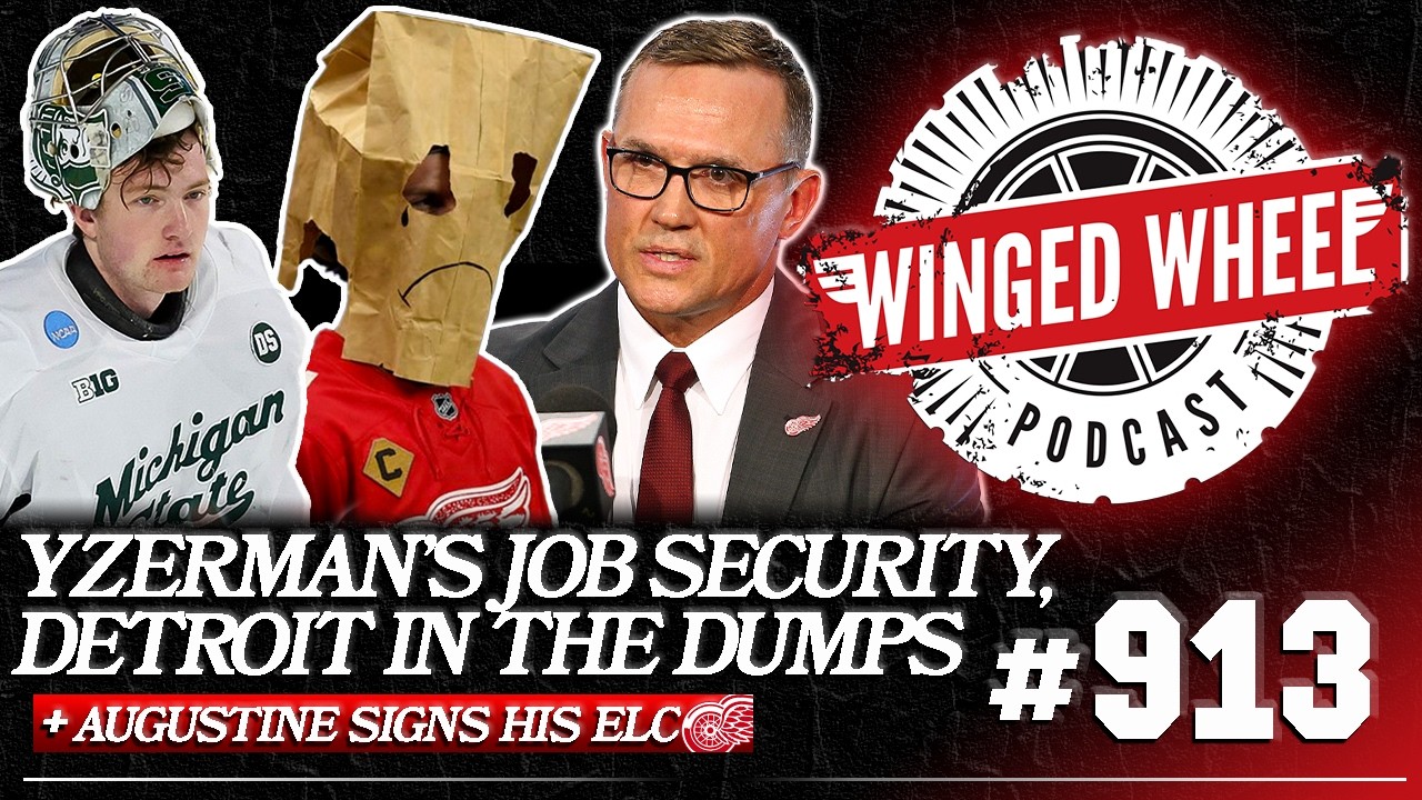 DETROIT IN THE DUMPS, YZERMAN’S JOB SECURITY, & AUGUSTINE SIGNS – Winged Wheel Podcast -Apr. 1, 2026 DETROIT IN THE DUMPS, YZERMAN’S JOB SECURITY, & AUGUSTINE SIGNS – Winged Wheel Podcast -Apr. 1, 2026