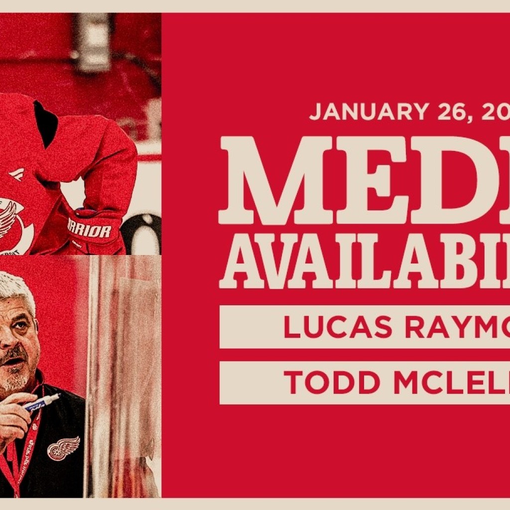 Lucas Raymond, Todd MeLellan Practice Media | JAN 26, 2026 Lucas Raymond, Todd MeLellan Practice Media | JAN 26, 2026