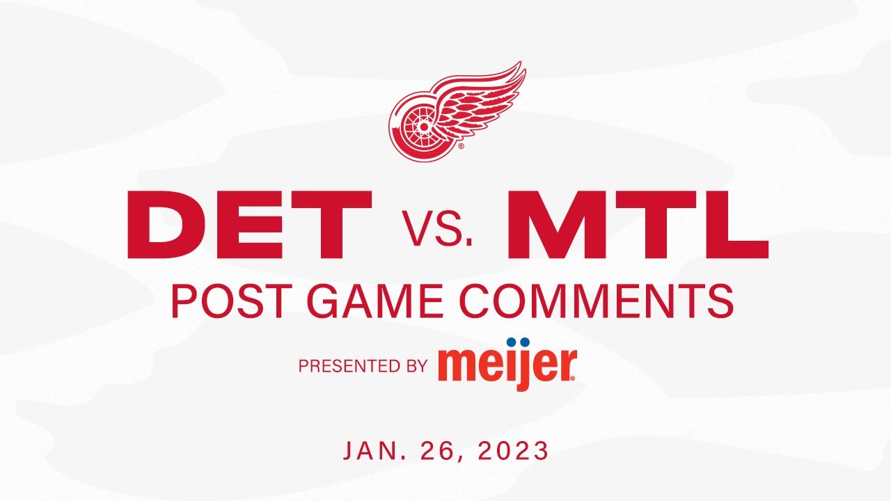 Robby Fabbri, Ville Husso and Derek Lalonde Post Game in Montreal | 1/26/23 Robby Fabbri, Ville Husso and Derek Lalonde Post Game in Montreal | 1/26/23