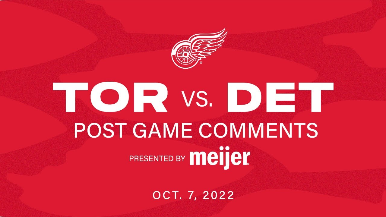 Veleno, Soderblom, Lalonde | 10/7 Post Game Comments Veleno, Soderblom, Lalonde | 10/7 Post Game Comments