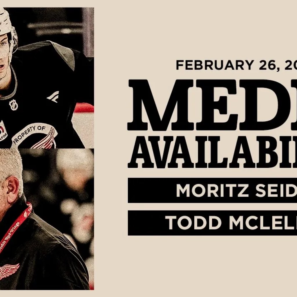 Mo Seider & Todd McLellan Morning Skate Media | Feb 26, 2026 Mo Seider & Todd McLellan Morning Skate Media | Feb 26, 2026