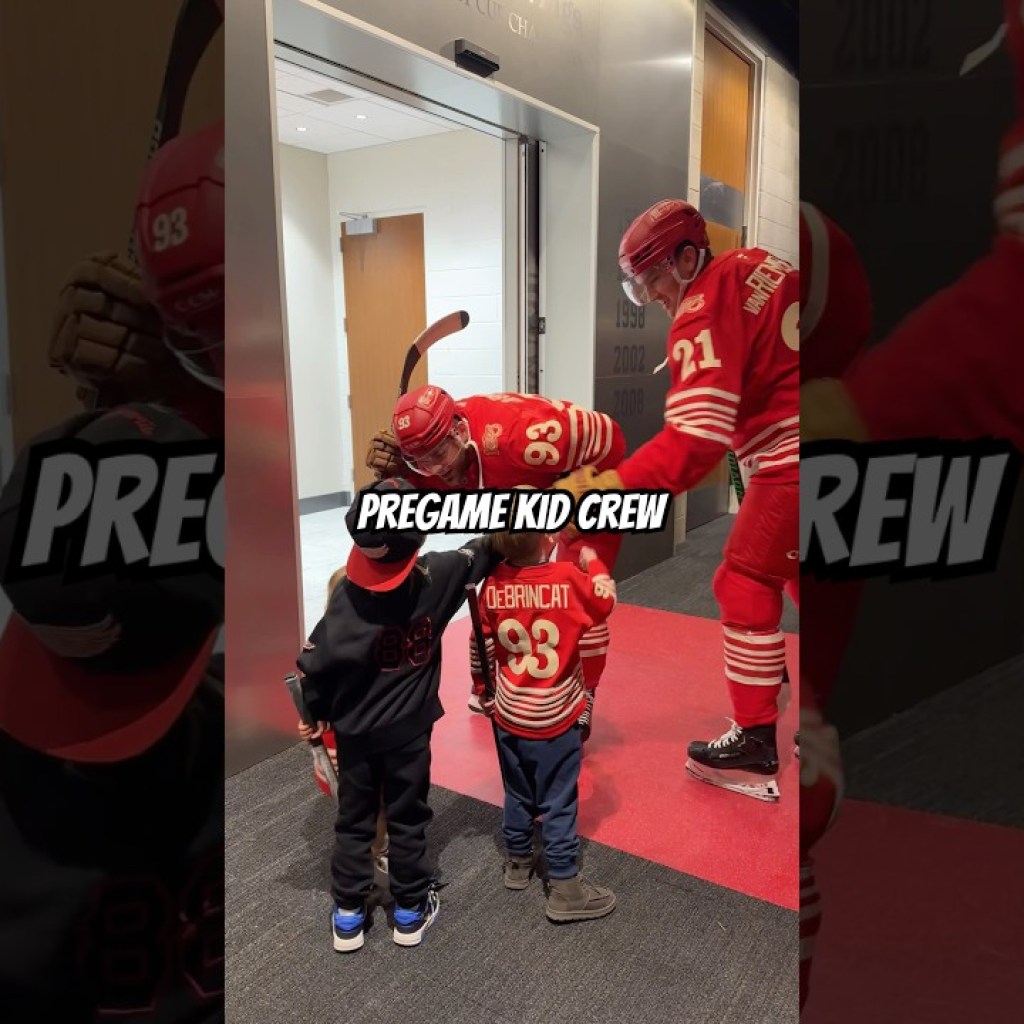 This kid crew is the best kind of pregame chaos! This kid crew is the best kind of pregame chaos!