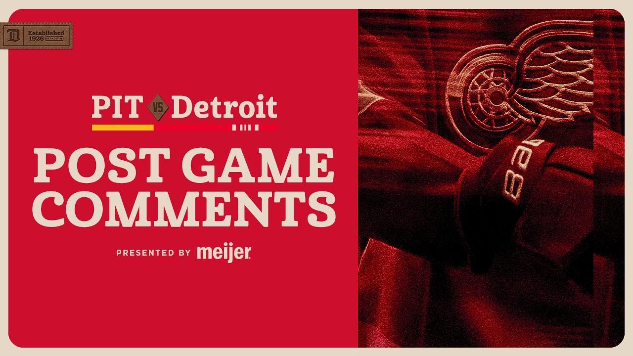 Moritz Seider, JT Compher, Todd McLellan Post Game Comments vs PIT | Jan 3, 2026 Moritz Seider, JT Compher, Todd McLellan Post Game Comments vs PIT | Jan 3, 2026