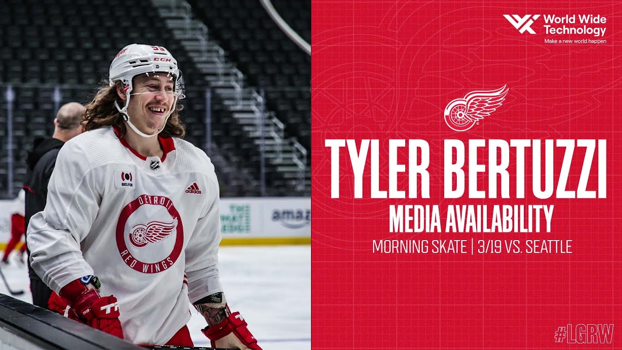 Tyler Bertuzzi | Detroit Red Wings Morning Skate | 3/19/22 SEA Tyler Bertuzzi | Detroit Red Wings Morning Skate | 3/19/22 SEA