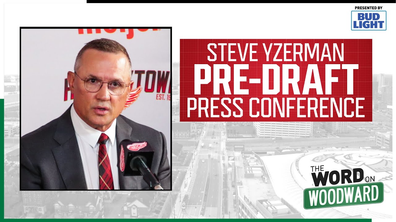 Detroit Red Wings EVP and GM Steve Yzerman 2022 Pre-Draft Availability Detroit Red Wings EVP and GM Steve Yzerman 2022 Pre-Draft Availability