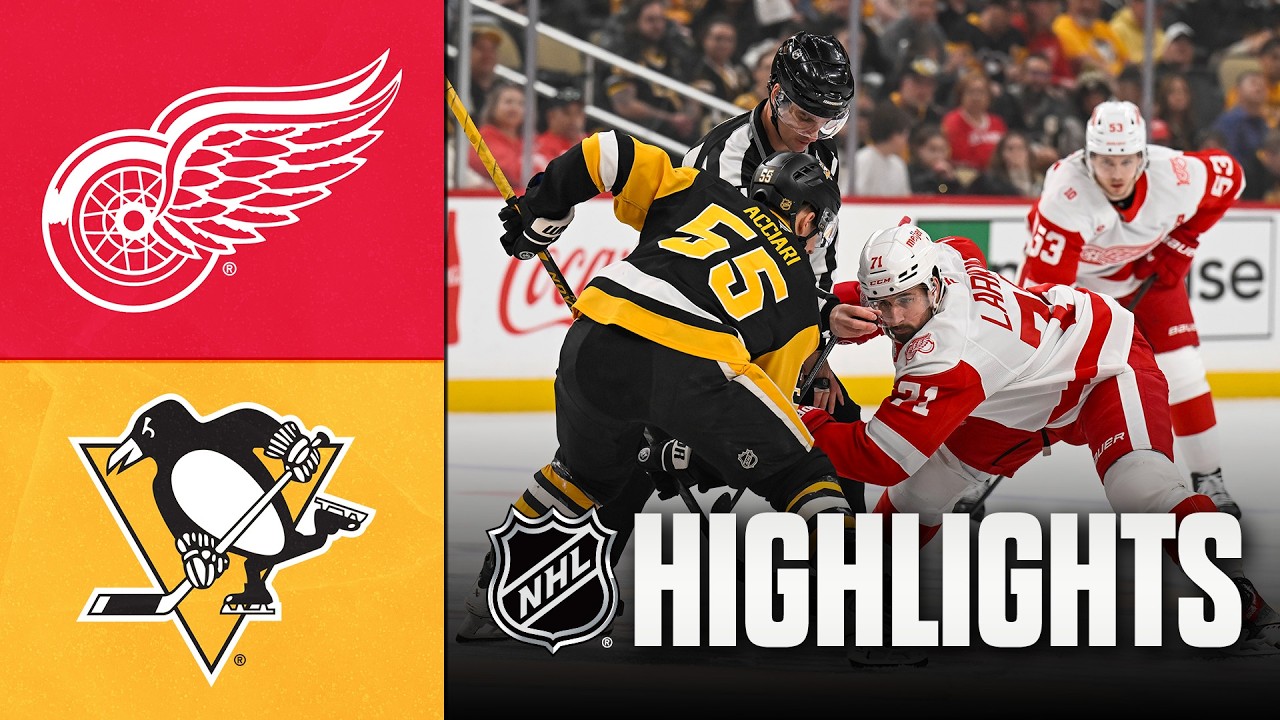 Red Wings vs. Penguins | NHL Highlights | March 31, 2026 Red Wings vs. Penguins | NHL Highlights | March 31, 2026