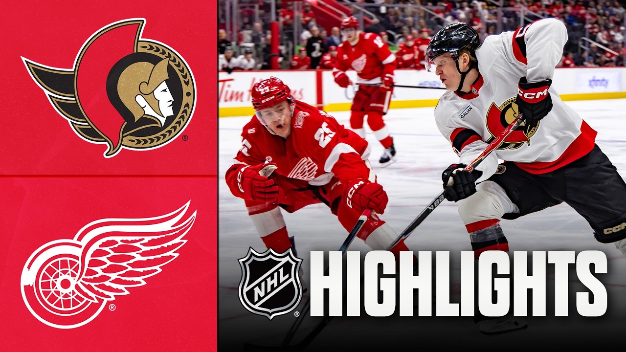 Senators vs. Red Wings | NHL Highlights | March 24, 2026 Senators vs. Red Wings | NHL Highlights | March 24, 2026