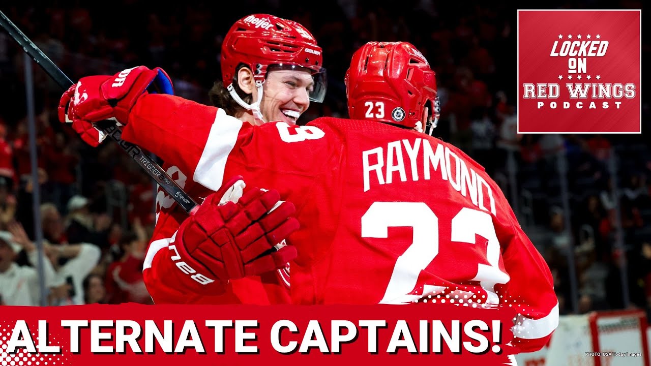 Moritz Seider & Lucas Raymond named Alternate Captains! | Connor McDavid contract reaction Moritz Seider & Lucas Raymond named Alternate Captains! | Connor McDavid contract reaction