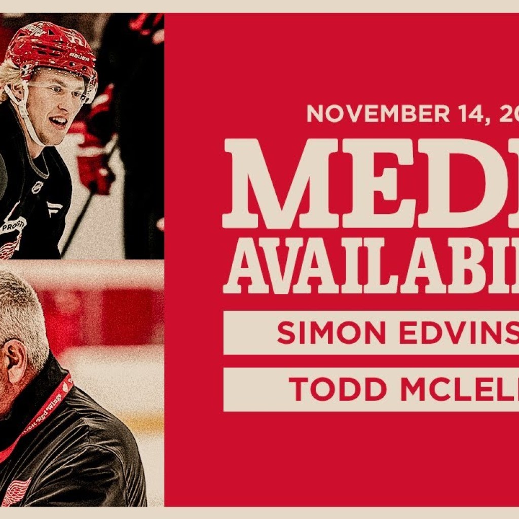 Simon Edvinsson, Todd McLellan Practice Media | Nov. 14, 2025 Simon Edvinsson, Todd McLellan Practice Media | Nov. 14, 2025