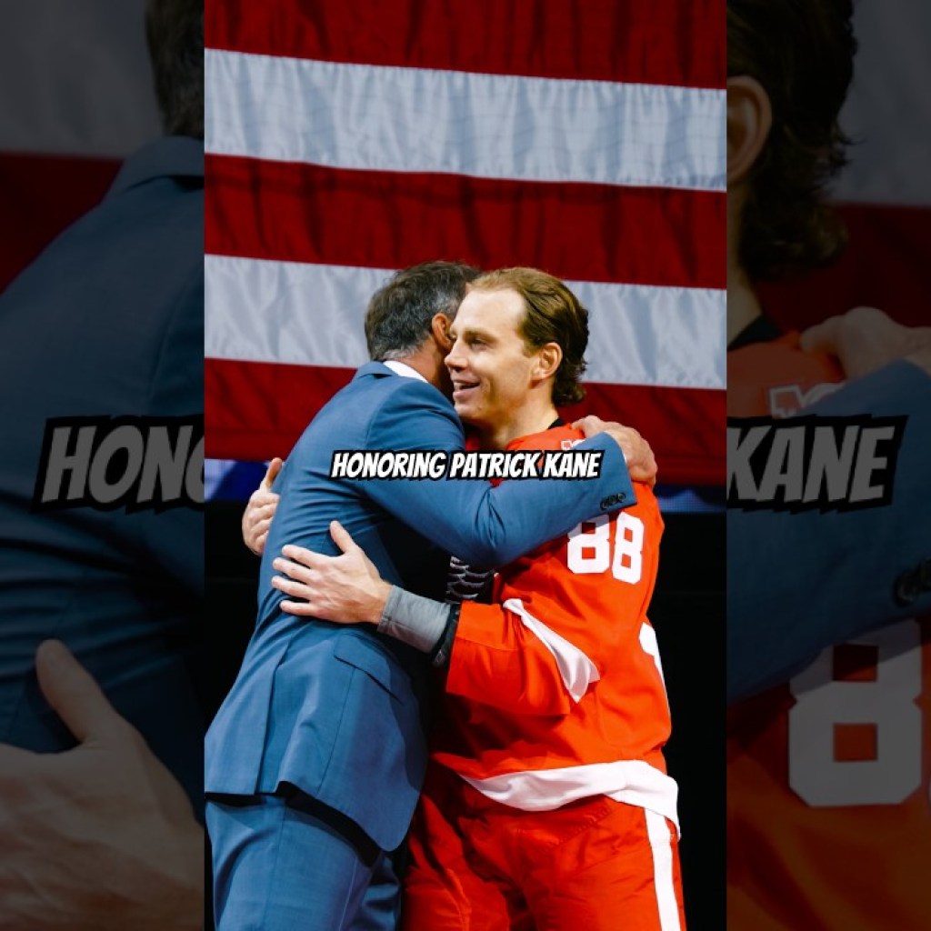 Patrick Kane is honored ahead of the game for becoming the NHL’s all-time US-born point leader Patrick Kane is honored ahead of the game for becoming the NHL’s all-time US-born point leader